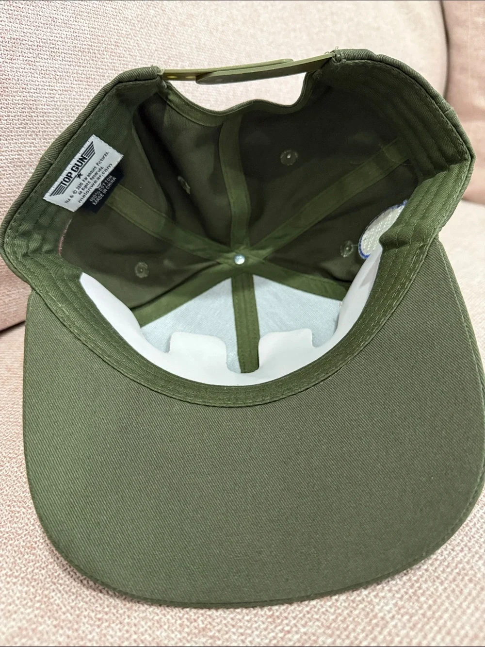 Top Gun Miami Marlins Olive Green Embroidered Cap